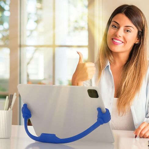 Honsky Thumbs Up 5 Pack Tablet Stand، حامل الكمبيوتر اللوحي، حامل عرض الكمبيوتر اللوحي للمكتب، حامل الكمبيوتر اللوحي الكسول، أفكار لتخزين الأشياء، لطيف عالمي، أسود، أزرق، أرجواني، أحمر، أخضر in Kuwait