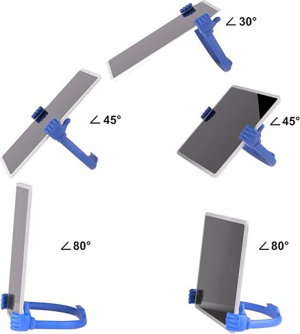 Honsky Thumbs Up 5 Pack Tablet Stand، حامل الكمبيوتر اللوحي، حامل عرض الكمبيوتر اللوحي للمكتب، حامل الكمبيوتر اللوحي الكسول، أفكار لتخزين الأشياء، لطيف عالمي، أسود، أزرق، أرجواني، أحمر، أخضر in Kuwait