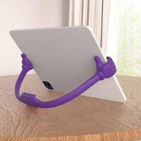 Honsky Thumbs Up 5 Pack Tablet Stand، حامل الكمبيوتر اللوحي، حامل عرض الكمبيوتر اللوحي للمكتب، حامل الكمبيوتر اللوحي الكسول، أفكار لتخزين الأشياء، لطيف عالمي، أسود، أزرق، أرجواني، أحمر، أخضر in Kuwait