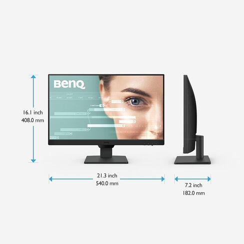 شاشة كمبيوتر الألعاب BenQ GW2490 100 هرتز مقاس 24 بوصة FHD 1920x1080p | IPS | تقنية العناية بالعين | ضوء أزرق منخفض | مضاد للتوهج | سطوع متكيف | مكبرات صوت مدمجة | DisplayPort | HDMI x 2 in Kuwait