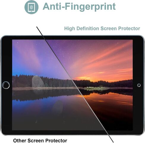 ProCase Smart Case for iPad 10.2 Case 2021 9th Gen/ 2020 8th Gen/ 2019 7th Gen Case with Tempered Glass Screen Protector, Slim Stand Hard Shell Protective Smart Cover for 10.2" iPad 9/8/7 -Navy in Saudi Arabia