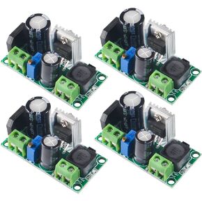 4PCS LM2596HV AC/DC to DC Step Down Buck Converter Module, Adjustable AC 5-30V DC 5-48V 24V 36V 48V to DC 2.5-35V 12V Step-Down 2A Power Supply Module
