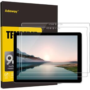 [2 Pack] Screen Protector for Surface Go 4 2023 10.5inch Tempered Glass - Anti-Fingerprint, 9H Hardness, HD Clear Protective Film, Compatible for Microsoft Surface Go 3/ Go 2/ Go