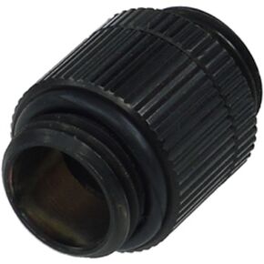 Alphacool 17033 HF double nipple G1/4'' outer thread to G1/4'' outer thread revolvable - deep black Water cooling Fittings in Saudi Arabia