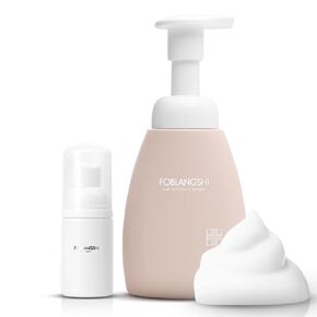 Probiotics Lacto Baby Bottom Wash, Diaper Baby Wash, pH Balanced Foam type, Unscented, Vegan-certified ingredients, Sensitive Skin, 8.45 fl oz & Portable 1.01 fl oz, Made in Korea