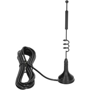 High Gain Antenna, 2pcs Radio Police Scanner Antenna Amateur Radio Mobile Radio Scanner Antenna Magnetic Base BNC Male Antenna Compatible, Antennas