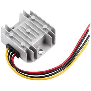 NW DC Voltage Converter Regulator DC 24V(16v-35v) Step Down to 12V 15A 180W Waterproof Car Power Supply Electronic Buck Transformer for Golf Cart Club Car (24V-12V15A(74mm))