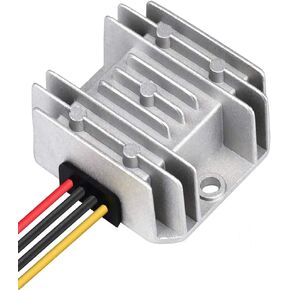 NW DC Voltage Converter Regulator DC 24V(16v-35v) Step Down to 12V 15A 180W Waterproof Car Power Supply Electronic Buck Transformer for Golf Cart Club Car (24V-12V15A(74mm))