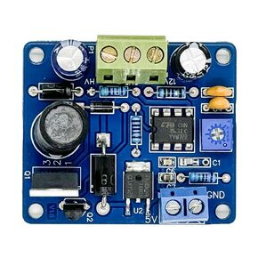 DC 12V to 170V High Voltage DC Boost Converter HV Power Supply Module for Nixie Tube/Magic Eye Tube IN-12/IN-14/IN-18, 10V-13VDC Input, 130V-190V DC Output & 5V DC Output