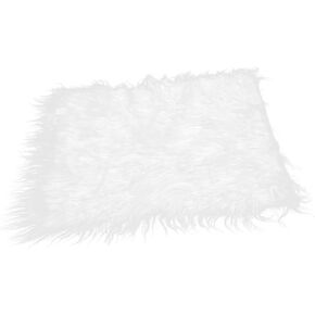 Amosfun Baby Rug Newborn Blankets for Baby Girls boy Baby Clothes White Newborn Outfit Photography Blanket Props Baby Ripple wrap Photography mat Carpet Clothing Fluffy Child Baby Blanket