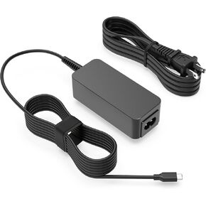 45W USB-C Charger Fit for Lenovo ADLX45YCC2D ADLX45YLC3A ADLX45YLC2D ADLX45YLC3D ADLX45YDC2D ADLX45YCC2A ADLX45YDC3D ADLX45UDCG2A ADLX45UDCU2A ADLX45YCC3D ADLX45YLC2A ADLX45YDC3A ADLX45YDC2A Laptop