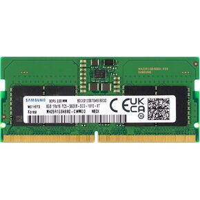Samsung 8GB DDR5 5600MHz PC5-44800 CL46 SODIMM 1Rx16 Single Rank 1.1V 262-Pin Laptop RAM Memory M425R1GB4BB0-CWM