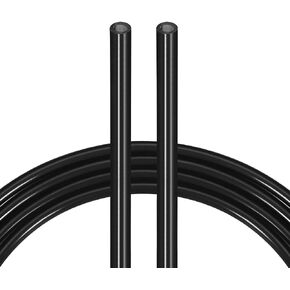 uxcell Pneumatic Tubing, Air Compressor Tube Hose PU Air Line Hose 5mm ID x 8mm OD x 12m/39.4Ft Black