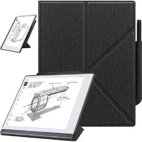 Case for Remarkable 2 Paper Tablet 10.3 Inch (2020 Released) - with Stable Folding Stand Design and Pen Pocket,Remarkable 2 10.3" Digital Paper Tablet Cover,(Not Fit Remarkable 1)- Black