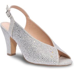 Pink Women's Glory Platform, Silver, 9