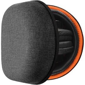 Geekria Shield Case Compatible with Sony MDR-V6, MDR-V600, MDR-V900HD, MDR-7506 Headphones, Replacement Protective Hard Shell Travel Carrying Bag with Cable Storage (Dark Grey)
