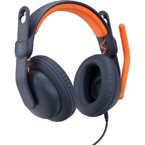 Logitech Zone Learn Wired Headsets for Learners, Comfortable and Adjustable fit for Kids, Replaceable Accessories, Mic, 3.5mm AUX and USB-C, for Windows/macOS/iPadOS/Android/Mobile