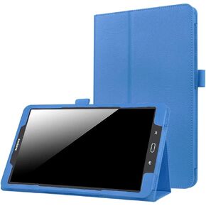 Folio Case for Galaxy Tab A 8.0 2017 Model T380/T385, Premium PU Leather Protective Stand Cover for Samsung Galaxy Tab A 8.0 Inch 2017 Release (SM-T380/SM-T385) - Black
