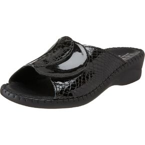 La Plume Women's Paola Sandal,Black,40 M EU / 10 B(M)