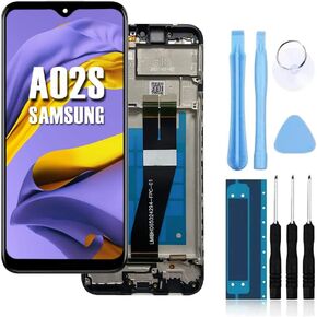 for Samsung A02S LCD Display Screen Replacement, Touch Digitizer Full Assembly