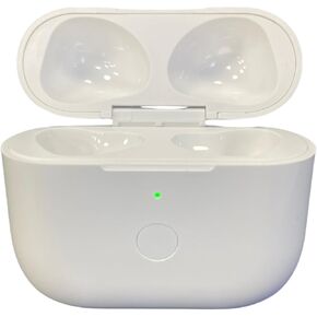 for Airpods 3 Gen Charging Case Replacement, Pods 3 Gen Wireless Charger Case with Bluetooth Pairing Sync Button, Charging Case for Airpods 3 Gen, White