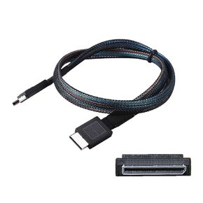 OCuLink Cable for OneXGPU eGPU, SFF8611, 3.3ft Long, PCIe 4.0 x4