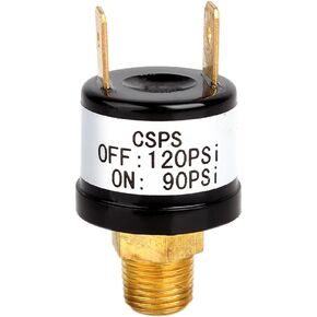 Generic Heavy Duty 90/120 PSI Air Pressure Control Switch Valve For 12 Volt Compressor Train Air Horn