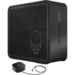 Intel NUC 9 NUC9i7QNX Gaming & Entertainment Mini Desktop i7-9750H 6-Core, 16GB RAM, 256GB m.2 SATA SSD, UHD 630, WiFi, Bluetooth, HDMI, USB 3.1, Black, Win 10 Home