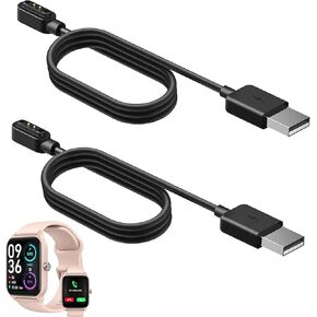Compatible with TOOBUR Smart Watch Charger, Magnetic Replacement Charger Compatible with TOOBUR,TEMINICE,VRPEFIT, Konitee,Gydom,IDW13,Faweio IDW13 1.8" Watch/TOOBUR IDW17 2.01 Watch/IDW17 Watch
