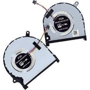 Deal4GO مروحة تبريد وحدة المعالجة المركزية MPHWF 0MPHWF مع مجموعة تبريد مروحة GPU 861FC 0861FC لـ Dell Inspiron 7591 7590 P83F in Kuwait