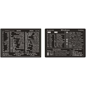 Windows&Word/Excel Quick Reference Guide Keyboard Shortcut Stickers (for Windows) No-Residue Vinyl (28F-Corlorful)