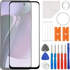 for Moto G Stylus 5G 2023 Screen Replacement XT2315-4 XT2315-1 XT2315-5,[6.6-inch] Front Outer Lens Screen Glass Replacement Waterproof Adhesive Repair Kit(No Digitizer,No LCD)