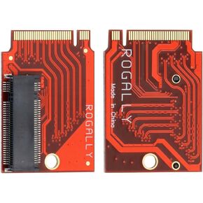 for Asus Rog Ally Handheld 2280 Replacement 2230 SSD Hard Drive Expansion High Capacity Board NVME M-Key NGFF M.2 PCIE 4.0 Gold Finger Adapter 90 Degree Upgrade Converter Card