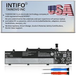 45Wh L19C3PD5 L19M3PD5 Laptop Battery Compatible with Lenovo ThinkPad E14 E15 Gen 2 3 4 Series L19D3PD5 L19L3PD5 5B10X02600 SB10X02597 5B10X02603 SB10X02608 5B10X02606 SB10X02591