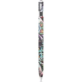 Glossy Glitter Skin Compatible with Apple Pencil (USB-C) - Old School Tattoo - Premium 3M Vinyl Protective Wrap Decal Cover - Easy to Apply | Crafted in The USA by MightySkins