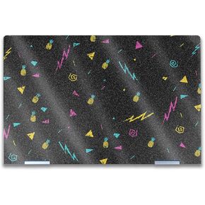 Glossy Glitter Laptop Skin Compatible with HP Envy x360 14" (2023) - Magic Pineapple - Premium 3M Vinyl Protective Wrap Decal Cover - Easy to Apply | Crafted in The USA by MightySkins