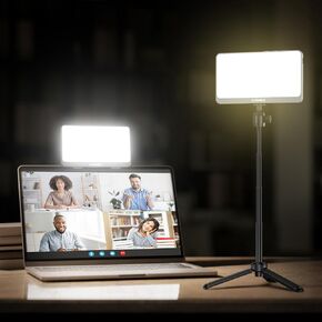 1Set LitONES Zoom Meeting Light for Computer, 30 Light Modes, Portable Video Conference Lighting for Laptop, Webcam Light for Zoom Call, Video Call, Video Conferencing, Remote Working (Space Gray)