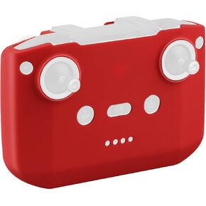 XINANEE Silicone Protective Cover Sleeve for DJI RC-N1 Remote Controller, DJI Mini 2 Mini 3 Mini 3 Pro Mavic 3 Air 2S Controller Protector (RC-N1 Cover Red)