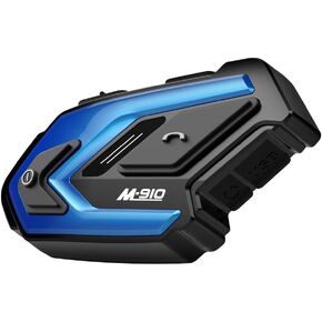 Helmet Bluetooth Headset[Dual Core], Motorcycle Helmet Bluetooth with DSP/CVC, 2-Way Bluetooth Communication System Headset Intercom, 6 Riders/Waterproof/Speakers/Music Sharing/Motorcycle Gear