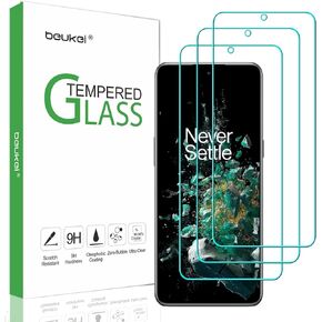 beukei (3 Pack) Compatible for OnePlus 10T 5G / OnePlus 10T Screen Protector Tempered Glass,Touch Sensitive,Case Friendly, 9H Hardness