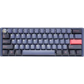 Ducky One 3 Mini Cosmic Blue 60% Hotswap RGB Double Shot PBT QUACK Mechanical Keyboard (Cherry MX Red)
