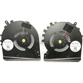 Replacement New CPU GPU Cooling Fan for HP Pavilion 15-DK 15-DKXXX 15-DK0010NR 15-DK0018CA 0020NR 30NR 0041NR 42NR 0046NR 15-DK0068VM 15-DK0055WM TPN-C141 Series L57170-001 L56900-001 Fan