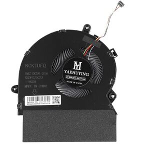 GPU Cooling Fan for HP Spectre X360 15-EB 15T-EB TPN-Q226 Series, P/N: M00226-001 M00227-001, L68136-005, Hp15-eb GPU Fan 0.5A (i7-10750H, GTX1650Ti)