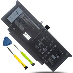 JHT2H Laptop Battery for Dell Latitude 7310 7410 Latitude 7410 Chromebook Enterprise Series P34S P34S001 4V5X2 Y7HR3 35J09 HRGYV WY9MP XMV7T 009YYF 7CXN6 T3JWC XMT81 0YJ9RP XMV7T K36KR X825P YY3GJ