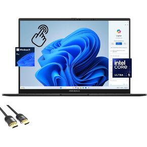 ASUS Zenbook 14 Laptop, 14" WUXGA OLED Touchscreen Display, 14-Cores Ultra 5-125H (Up to 4.50 GHz), 8GB RAM, 512GB PCIe 4.0, Backlit KB, WiFi 6E, Long Battery Life, USB-C, HDMI, PDG HDMI, Win 11 Pro