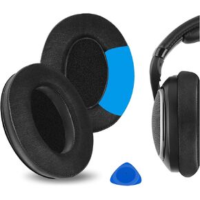 Geekria Sport Cooling-Gel Replacement Ear Pads for Sennheiser PXC350 HD380 PC350 PC350SE PXE350 HME95 HMEC250 HD380 PRO Headphones Ear Cushions, Headset Earpads Ear Cups Cover Repair Parts (Black)