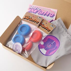 YAXI EARPADS for Koss PORTAPRO 2Pairs+Pouch ((Green+Purple)+Pouch)