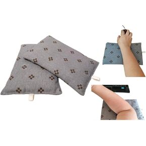Wrist Rest for Computer Keyboard Mouse Wrist Rest Pad Cotton Filled Desk Arm Rest Cushion Soft Fabric Elbow Rest Pad Large 2 Pack