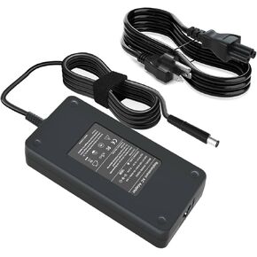 180W Laptop Charger for Dell, Fit for Dell in-spiron One 2350 2320 5475 7777 7577 7559, Precision M4600 M4700 M4800 7520 7510 G3 3579 3779 G5 5587 5590 G7 7588 7590, Alienware R2 R3 R4 R5 Adapter