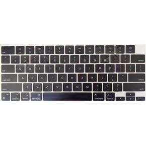 Replacement US Keycaps Keys Black Compatible with MacBook Air M2 Retina 13.6/15 inch Model A2681 A2941, for MacBook Pro M2/M3 Pro 14/16 inch Model A2779 A2780 A2991 A2992 A2918 Key Cap (Black.)